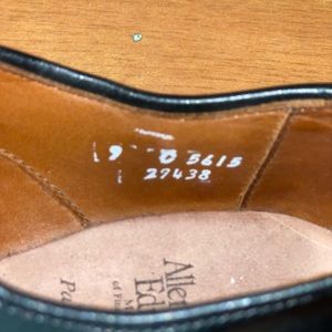 Allen Edmond Park Ave dress shoes.